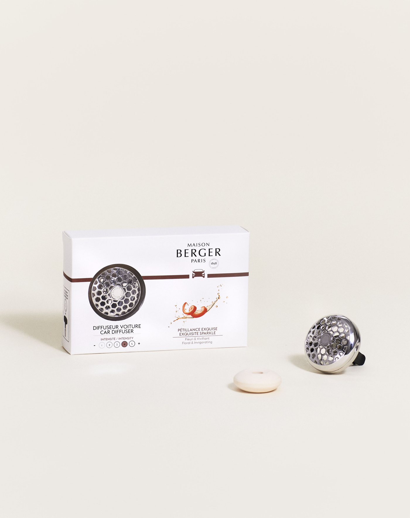 Exquisite Sparkle Car Diffuser - Chrome