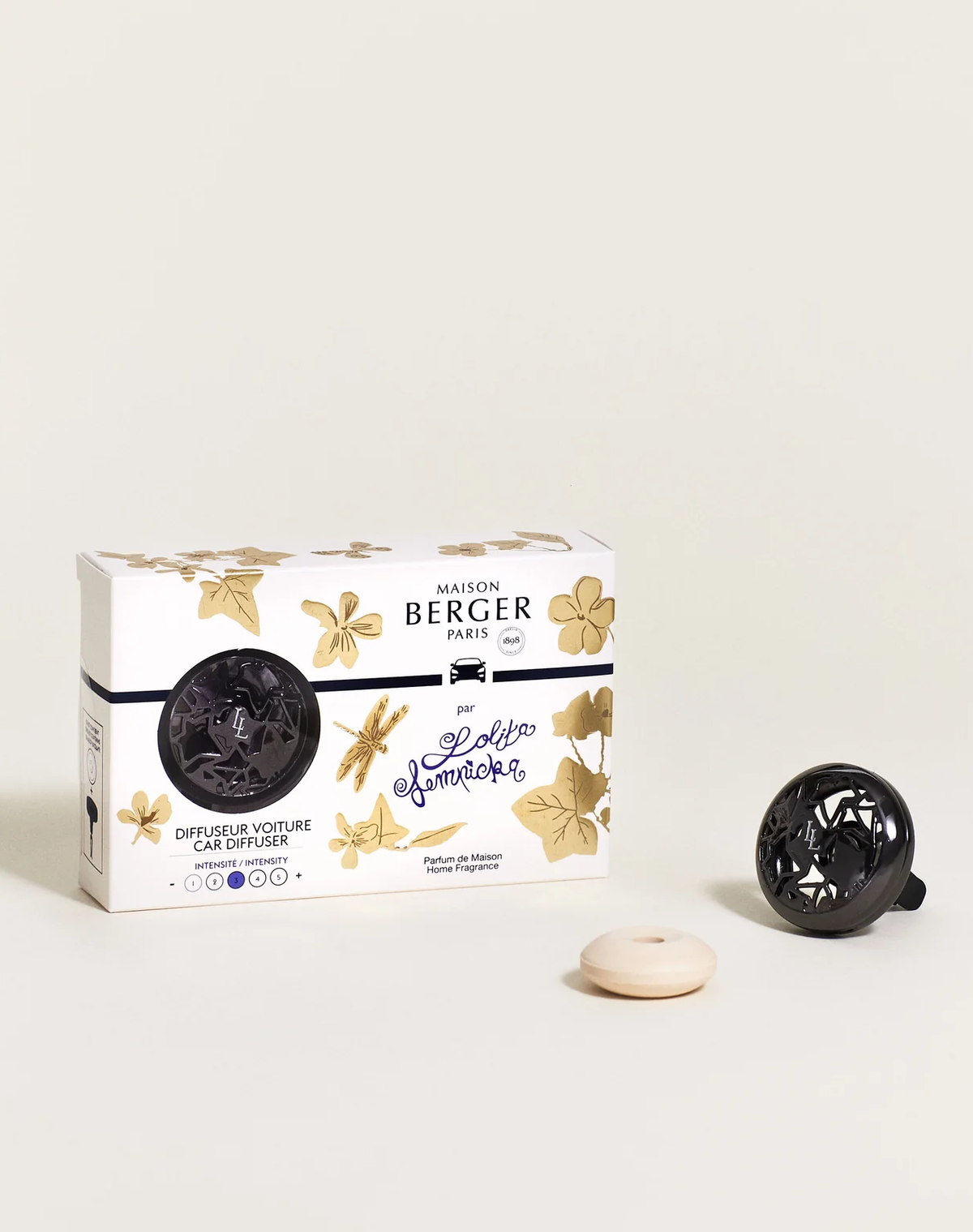 Lolita Lempicka Car Diffuser - Dark Grey