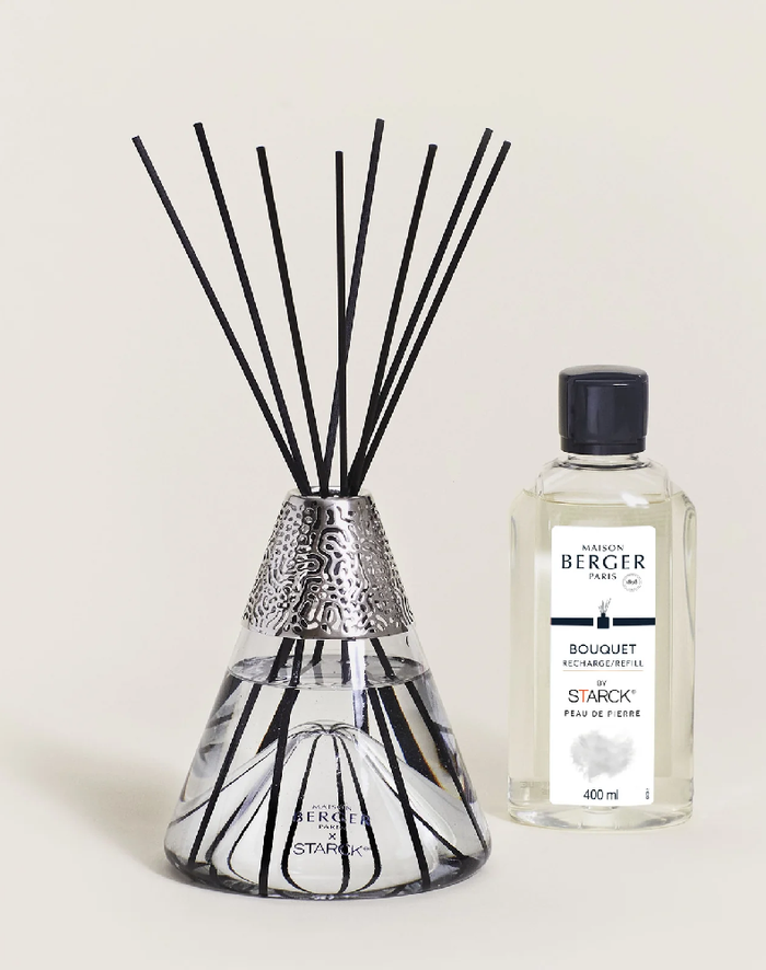 Starck Grey Reed Diffuser Gift Set with Peau de Pierre