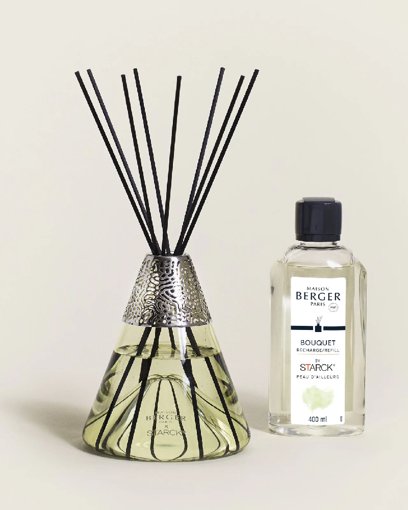 Starck Green Reed Diffuser Gift Set with Peau d’Ailleurs