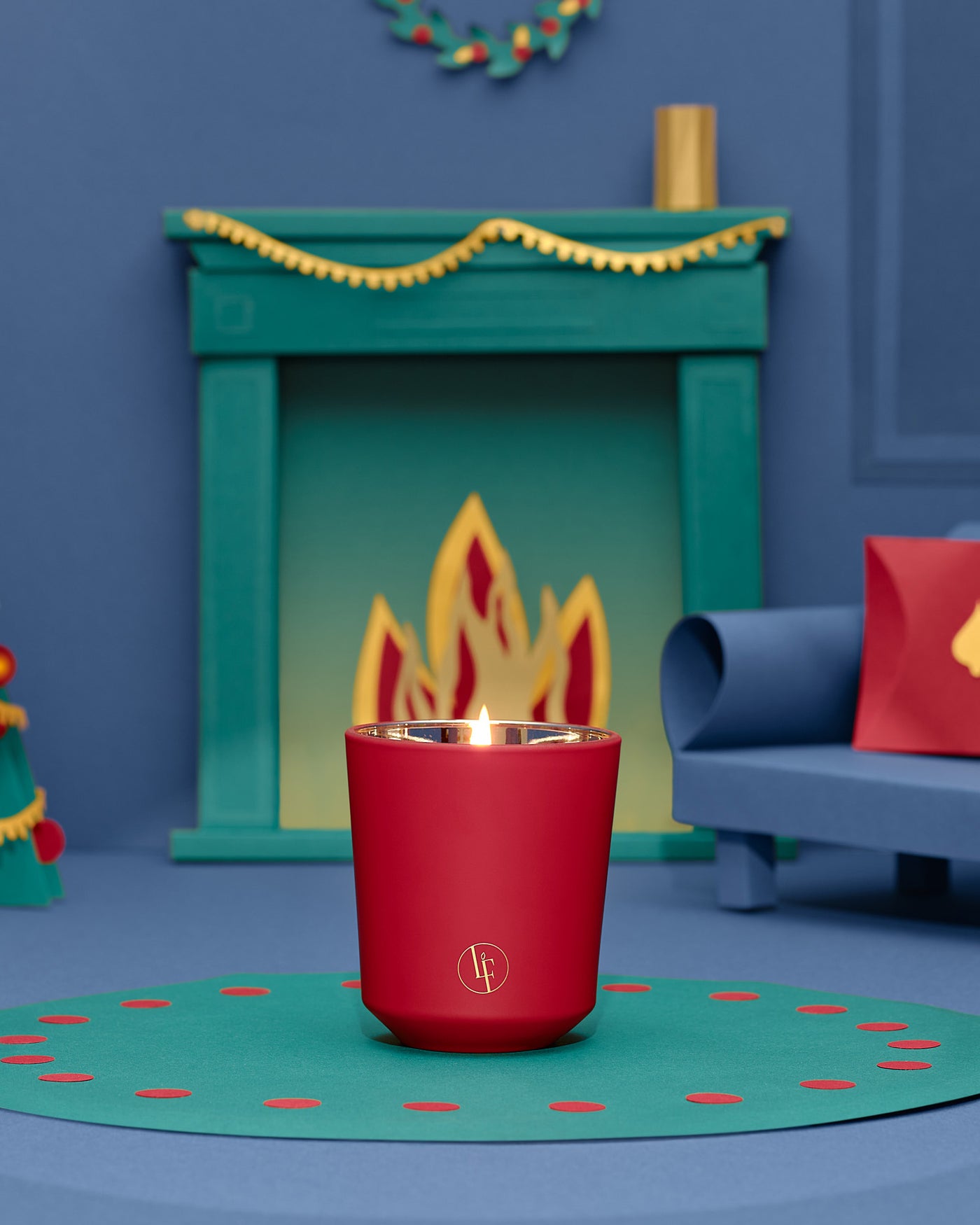 Christmas Red Scented Candle