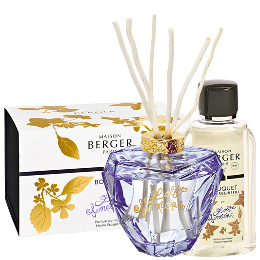 Lolita Lempicka polymer stick perfume scented diffuser - sweet fragrance that deodorizes the room with its antimicrobial notes. Also can help with ones' memory - Includes Star Anise, Iris, Ivy, Liquorice, Violet, Cheery and Creamy wood - Best Essential oil Air freshener for home and room fragrance 