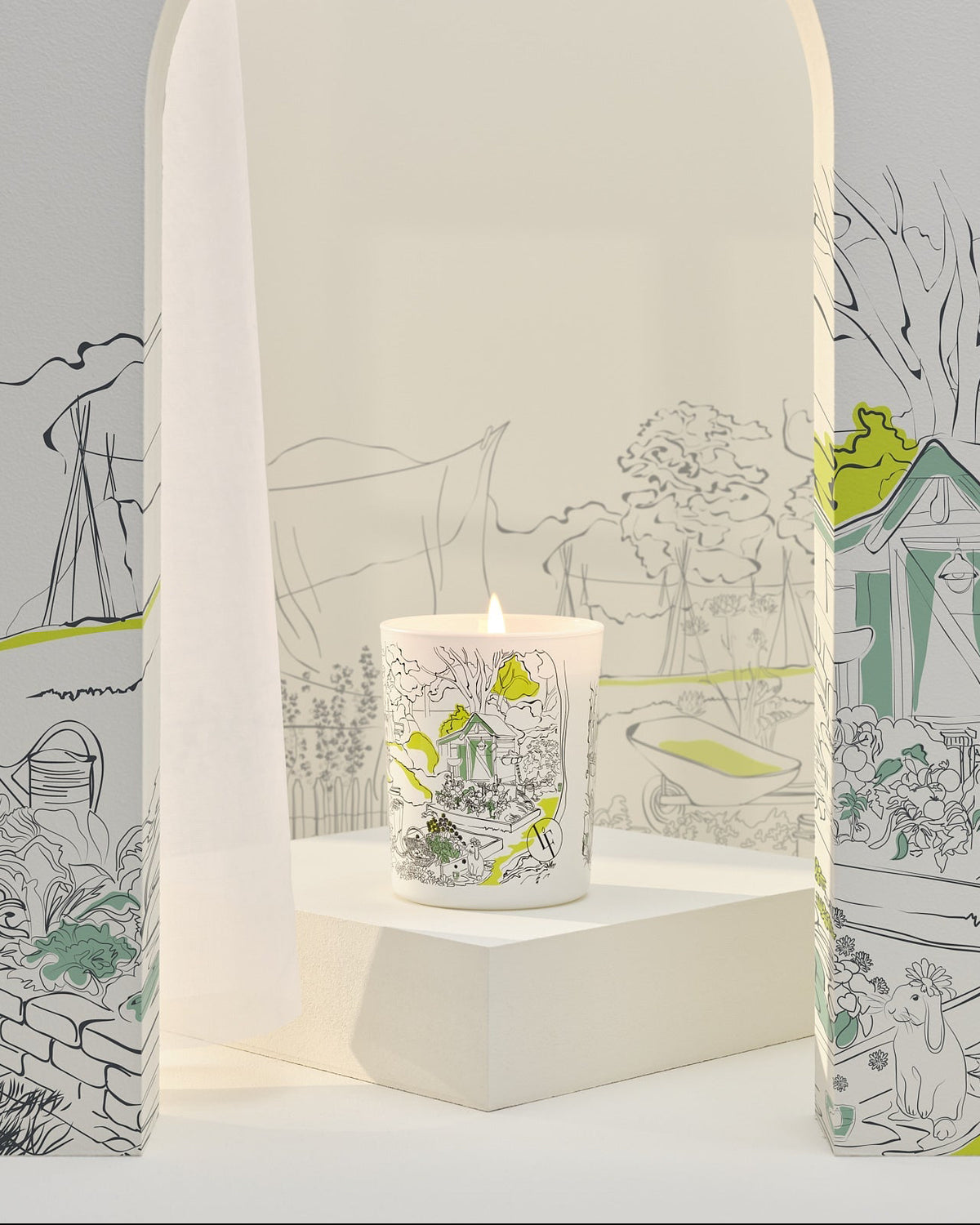 Aromatic Garden Scented Candle