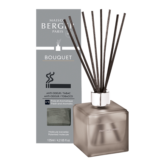 Tobacco 2 polymer stick perfume scented diffuser - Relaxing air purifier that calms the space to improve your circulation - Also contains Bergamot, Cardamome, Romarin, Jasmine, Musk, Sandalwood and Amber - Best Essential oil Air freshener for home and room fragrance 